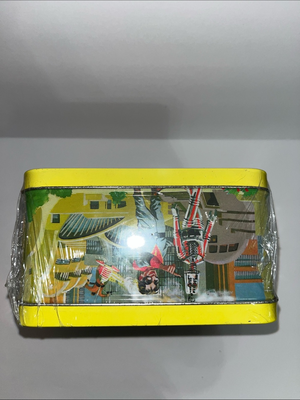 Fireball XL5 Yellow Retro Kids Tin Lunch Box - Picture 4 of 6